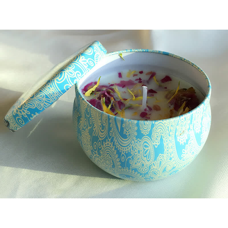 Spiritual Soy Wax Candle for Cleansing and Meditation