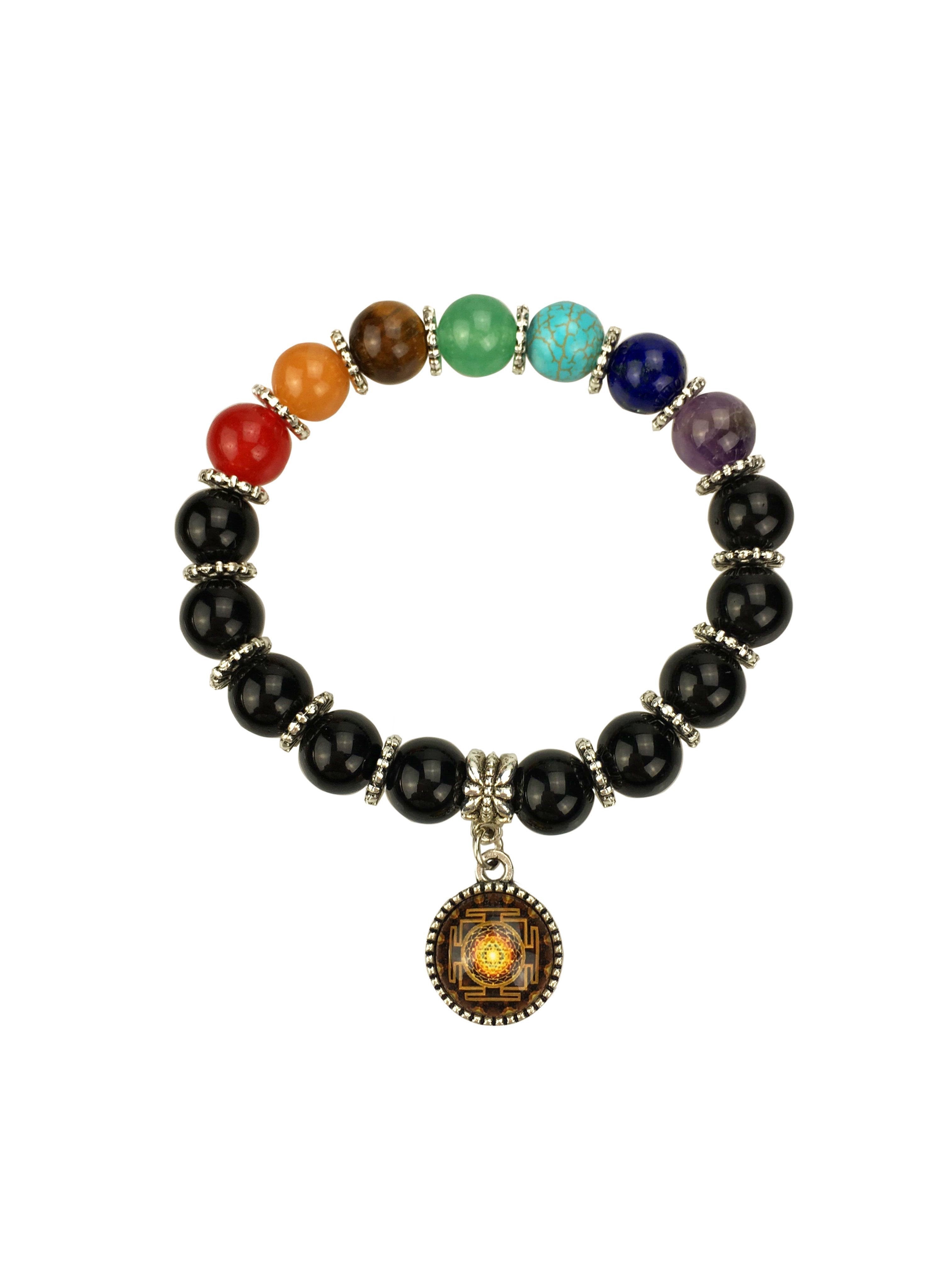 Sri Yantra Chakra Energy Healing Bracelet