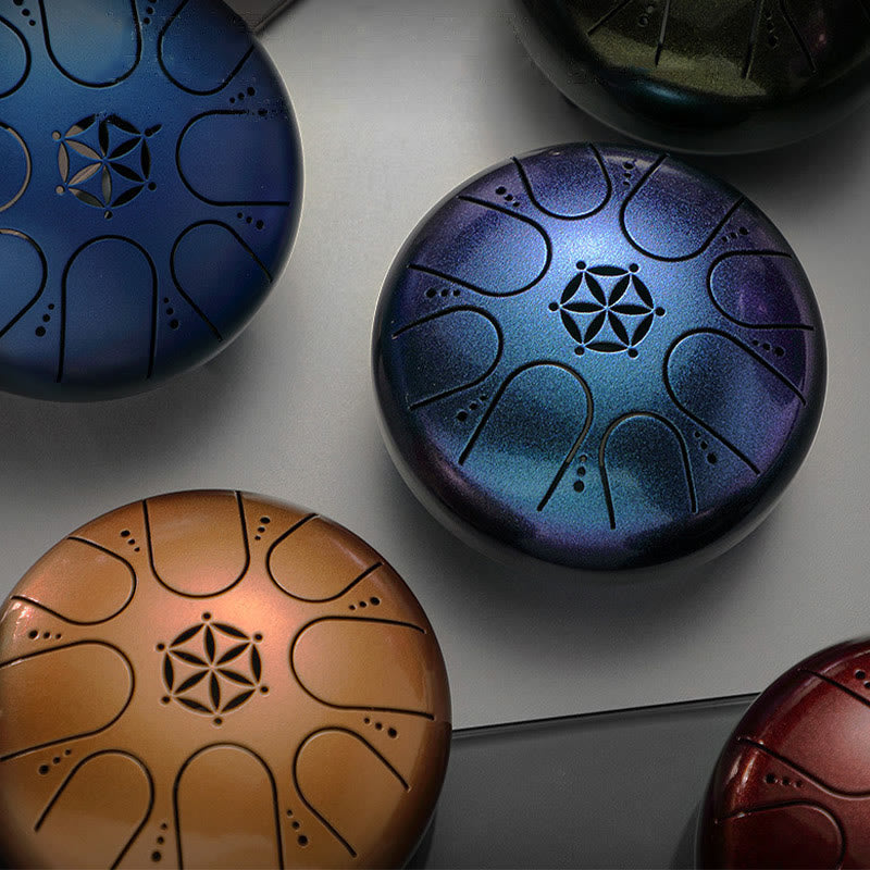 C Steel Tongue Drum 8 Note 5 Inch for Healing Meditation