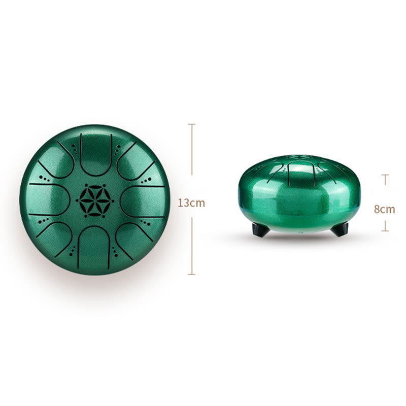 C Steel Tongue Drum 8 Note 5 Inch for Healing Meditation