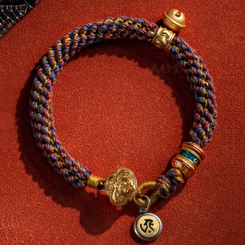 Sterling Silver Chinese Zodiac Red String Luck Bracelet