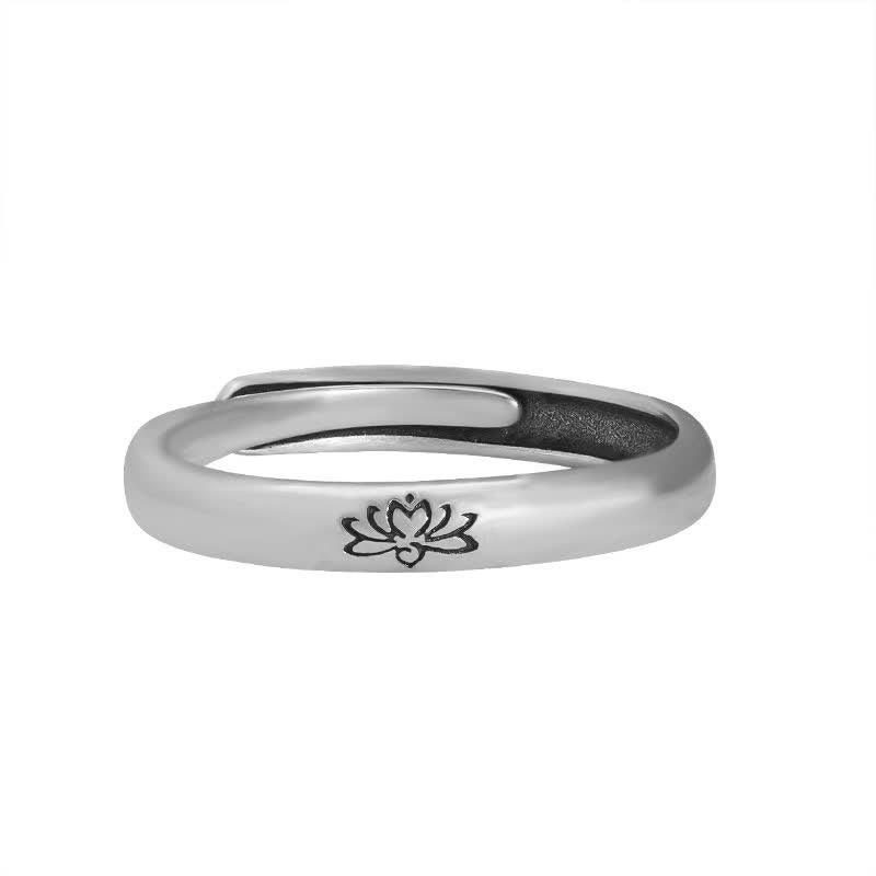 Sterling Silver Lotus Ring for Enlightenment & Balance