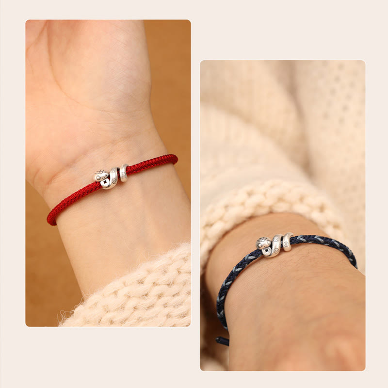 Sterling Silver Snake Protection Bracelet