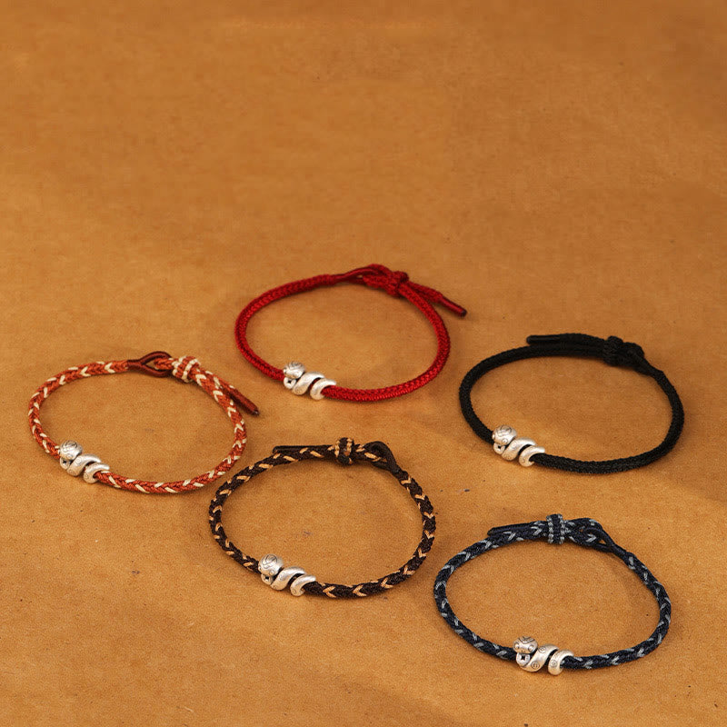 Sterling Silver Snake Protection Bracelet