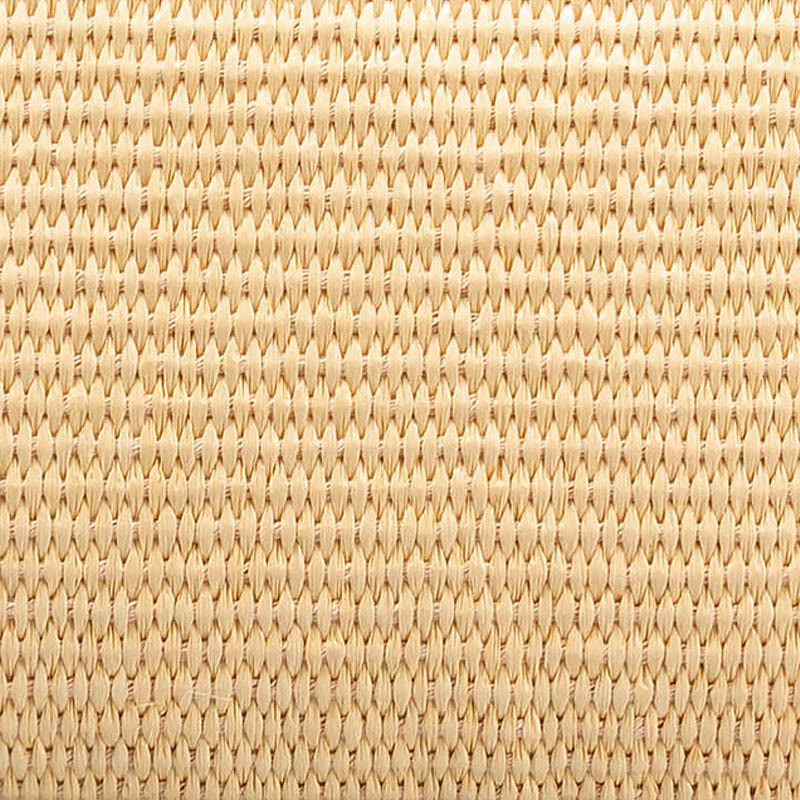 Straw Woven Geometric Bucket Bag with Tassels for Beach