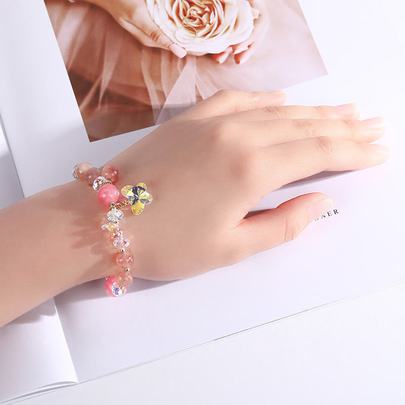 Strawberry Quartz Love Bracelet - Emotional Healing