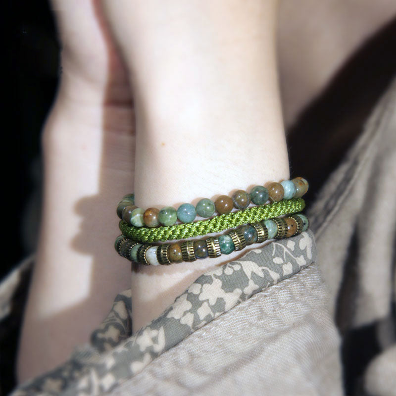 Sunstone Copper Bracelets for Luck and Abundance
