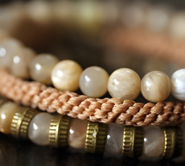 Sunstone Copper Bracelets for Luck and Abundance