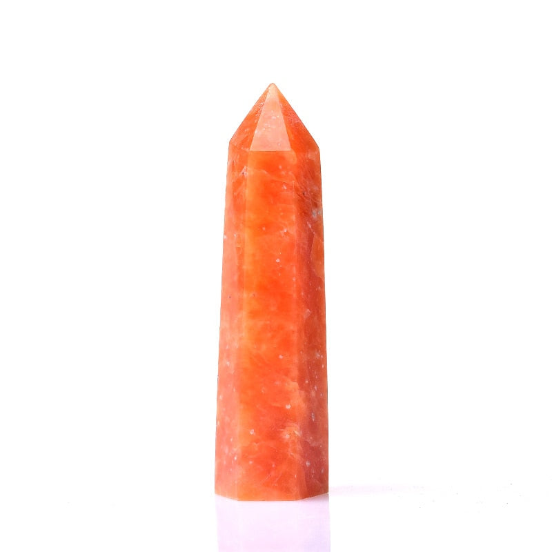 Sunstone Crystal Tower for Chakra Healing