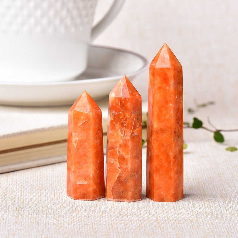Sunstone Crystal Tower - Chakra Balance