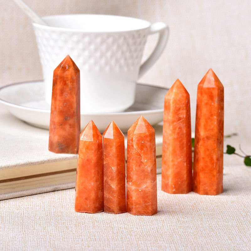 Sunstone Crystal Tower - Chakra Balance