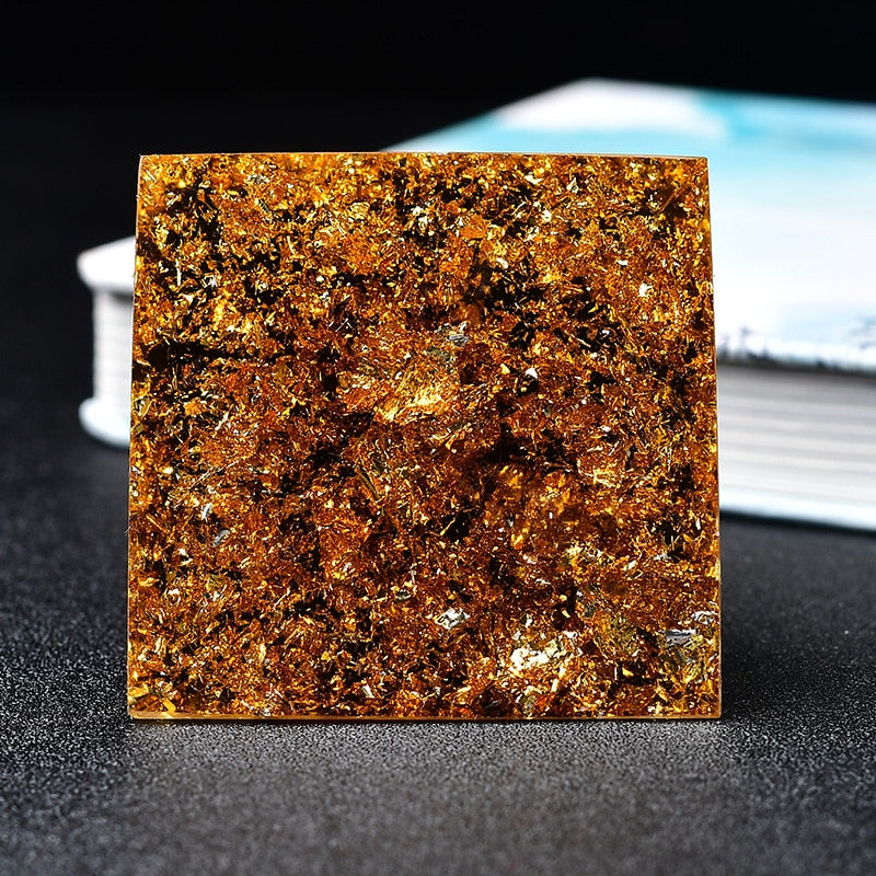 Third Eye Chakra Orgone Pyramid - Meditation Decor