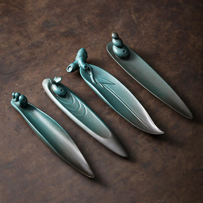 Three Stones Ceramic Incense Burner for Meditation Supplies