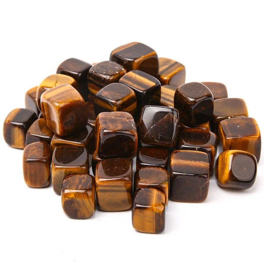 Tiger Eye Crystal Cubes 1.5-2cm Healing Stones