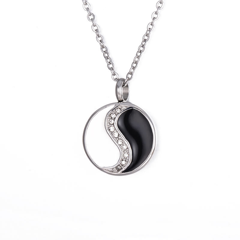 Titanium Steel Yin Yang Necklace | Harmony & Balance Symbol