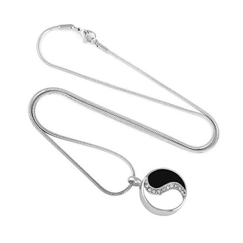 Titanium Steel Yin Yang Necklace | Harmony & Balance Symbol