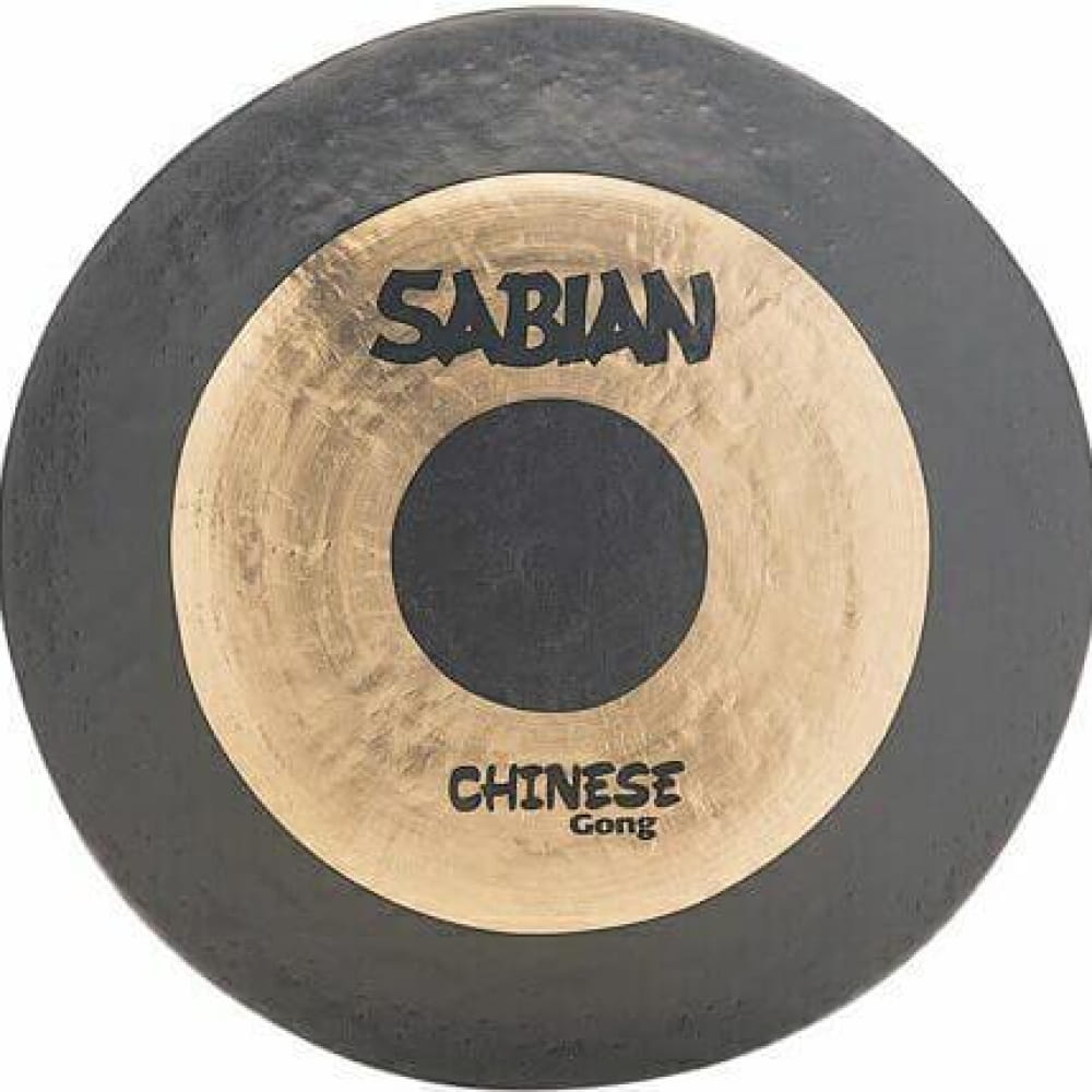 Sabian Chinese gong cymbal with dark outer ring and light center in Traditional Chinese Gong Instrument for Sale