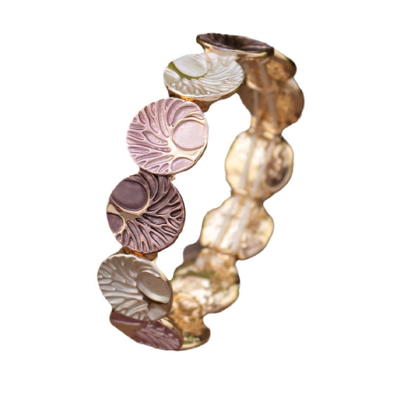 Tree of Life Enamel Alloy Bracelet - Unity and Strength