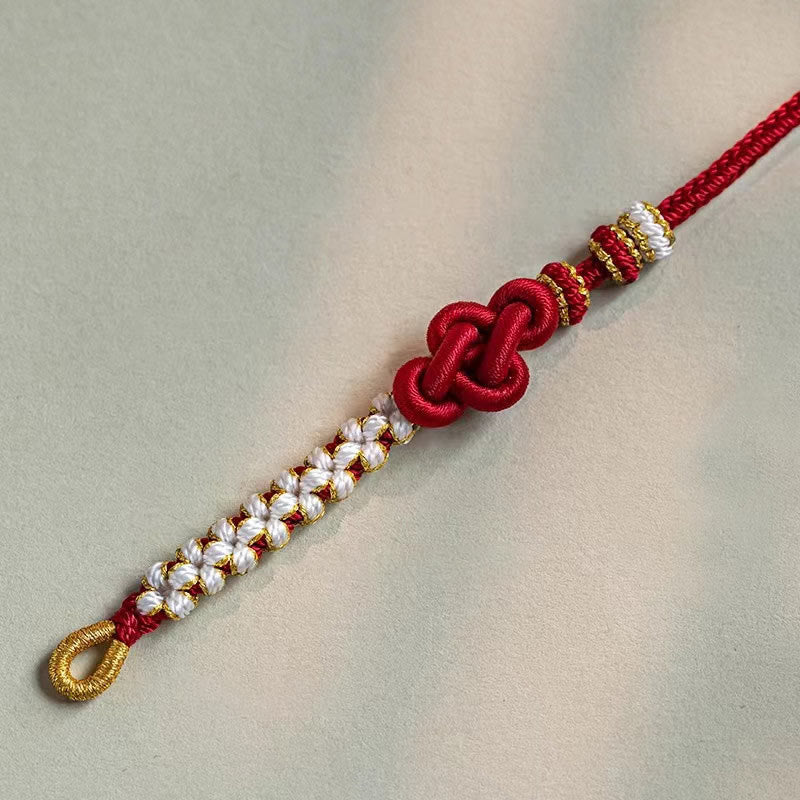 True Love Knot Red String Bracelet for Protection & Luck