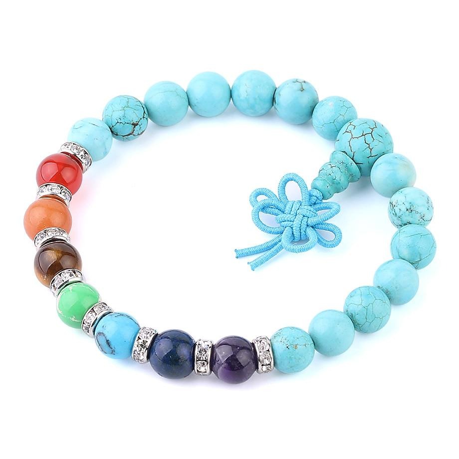 Turquoise Chakra Healing Bracelet for Balance