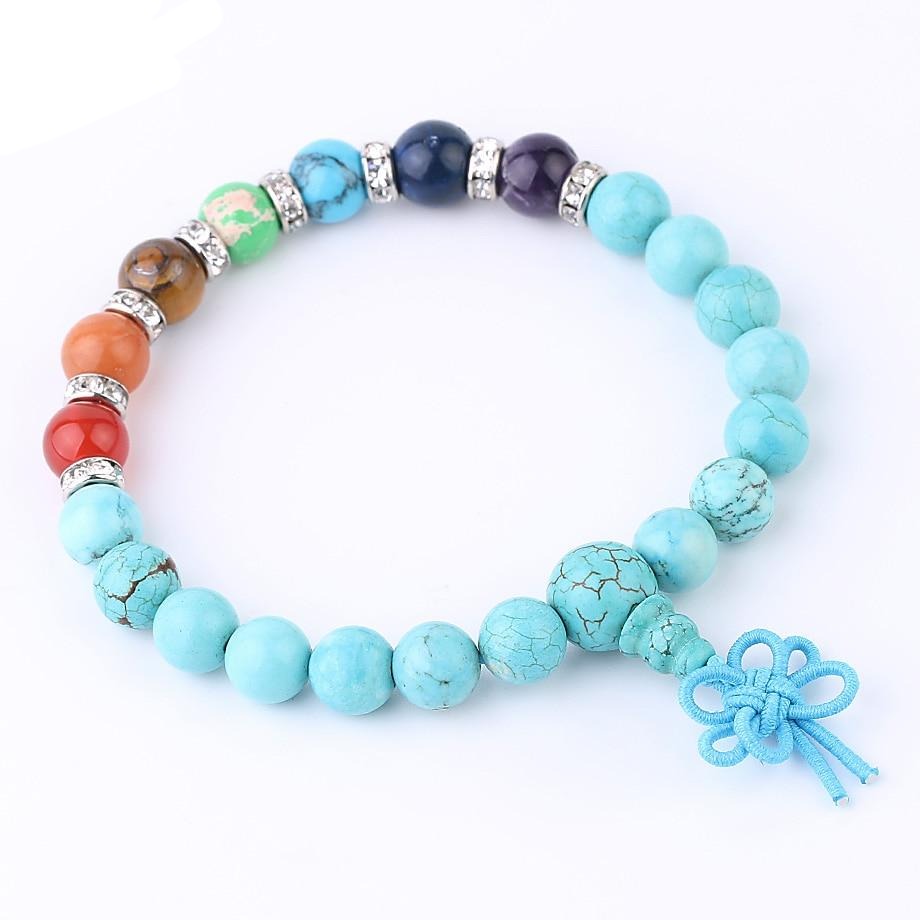 Turquoise Chakra Healing Bracelet for Balance