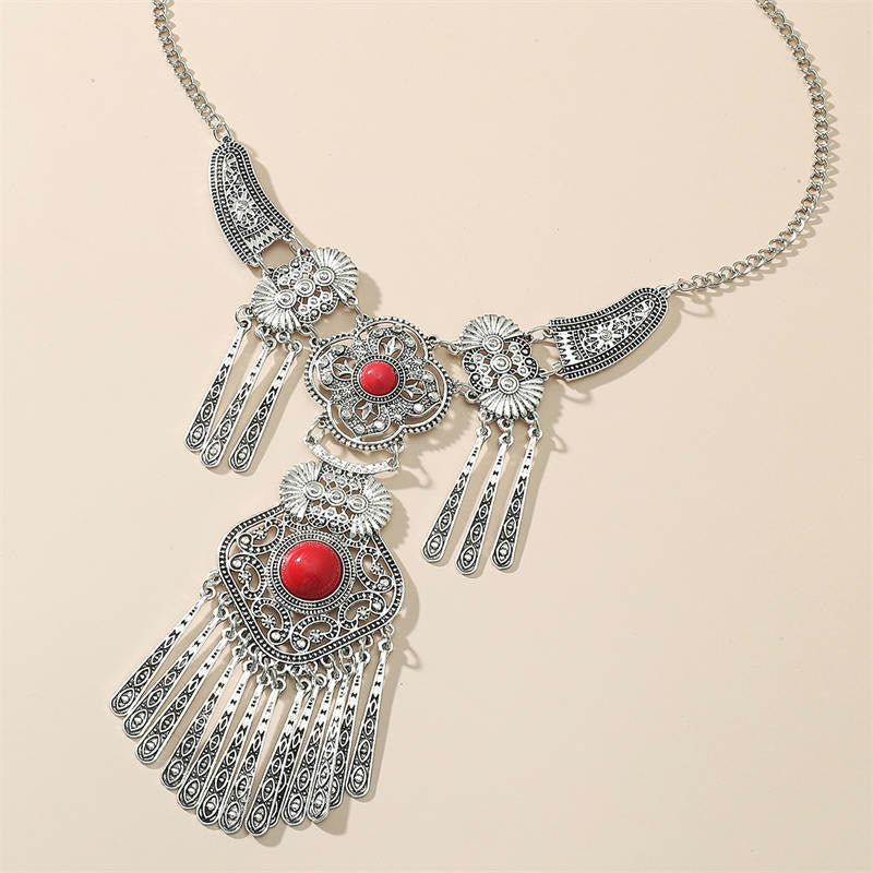 Turquoise Copper Wisdom Balance Necklace 45cm Unisex