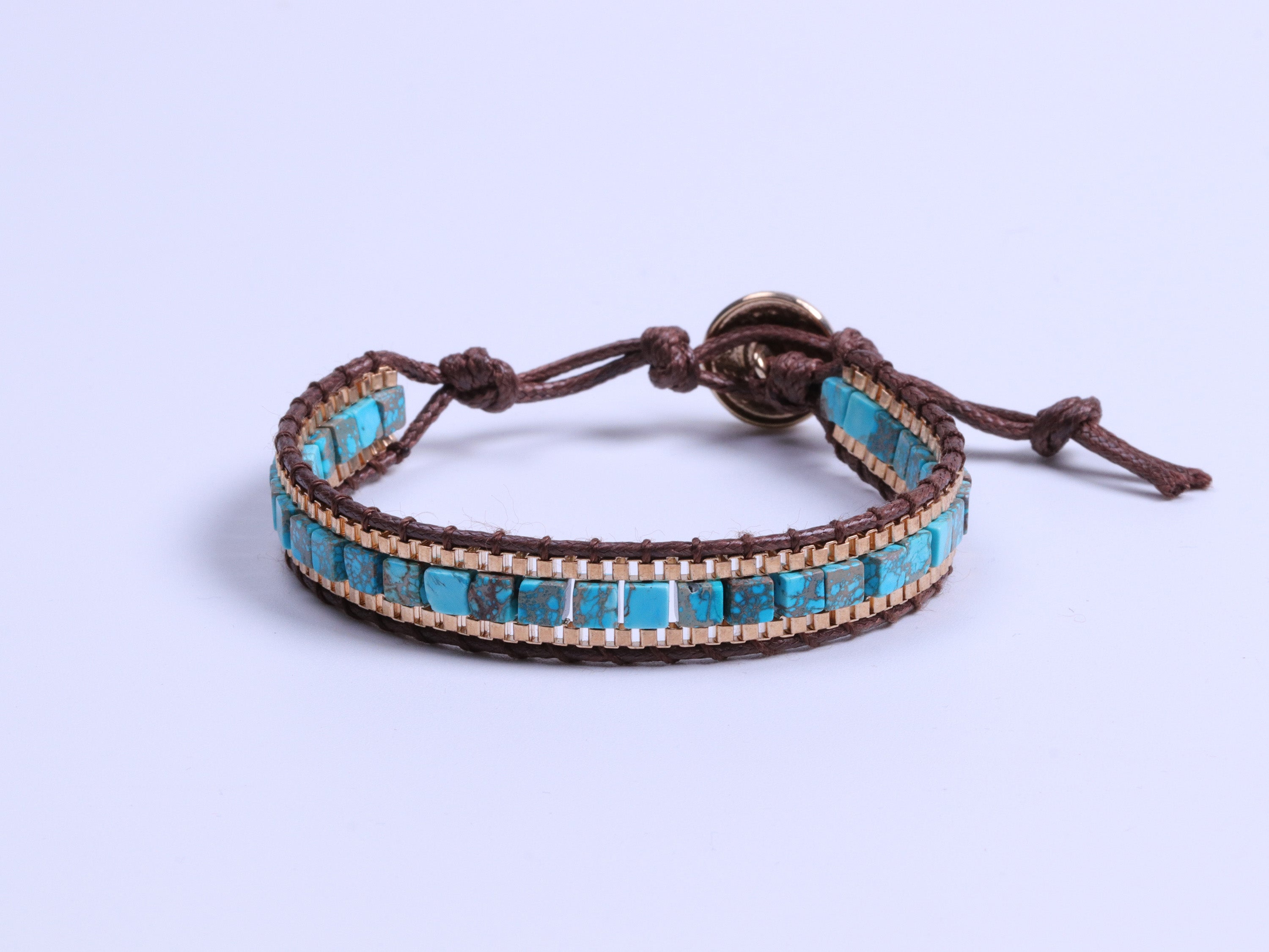 Turquoise Healing Bracelet for Strength & Protection