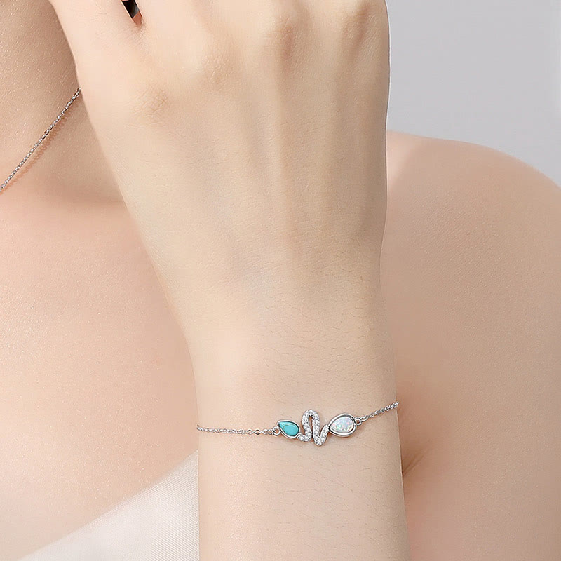 Turquoise Opal Snake Protection Bracelet 2025