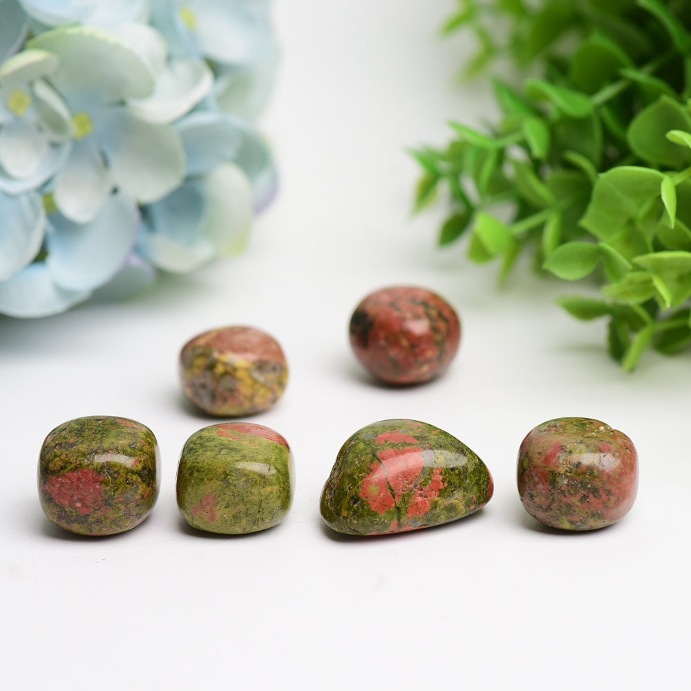 Unakite Tumbled Stones 2cm Crystal Healing Stones
