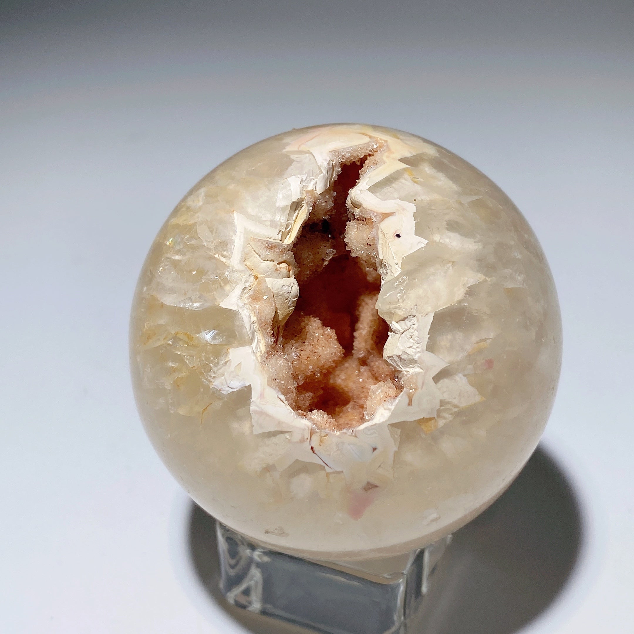 Unique Druzy Agate Crystal Sphere 2-4 Inches Healing Orb