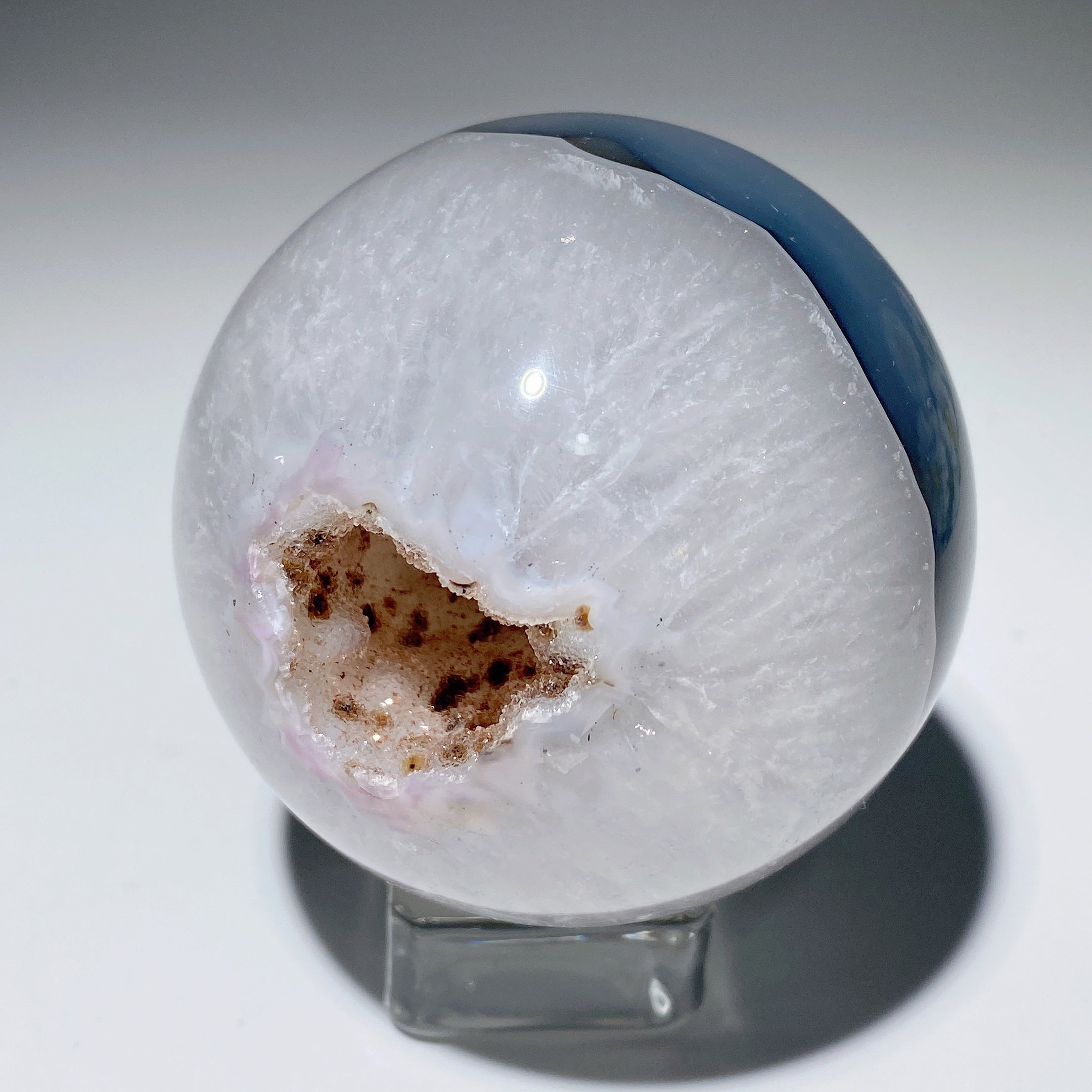 Unique Druzy Agate Crystal Sphere 2-4 Inches Healing Orb