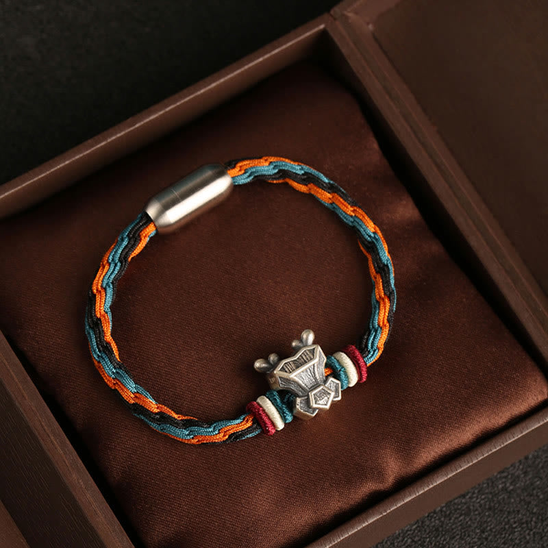 Unisex Chinese Zodiac Reincarnation Knot Bracelet | Sterling Silver