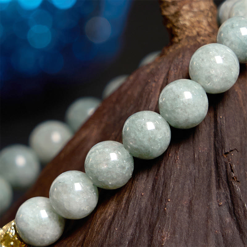 Unisex Jade Abundance Bracelet for Prosperity & Luck 14-16cm