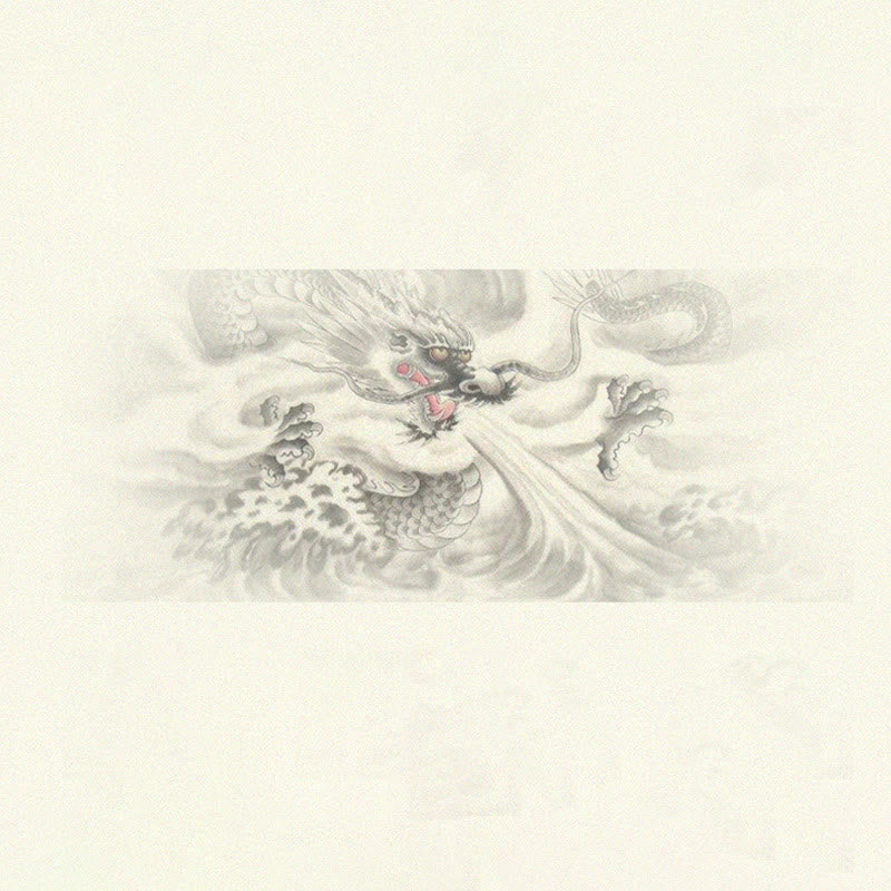 Unisex Jade Necklace with Year of the Dragon Peace Buckle Pendant