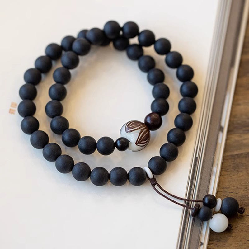 Unisex Tibetan Cypress Bodhi Lotus Healing Bracelet