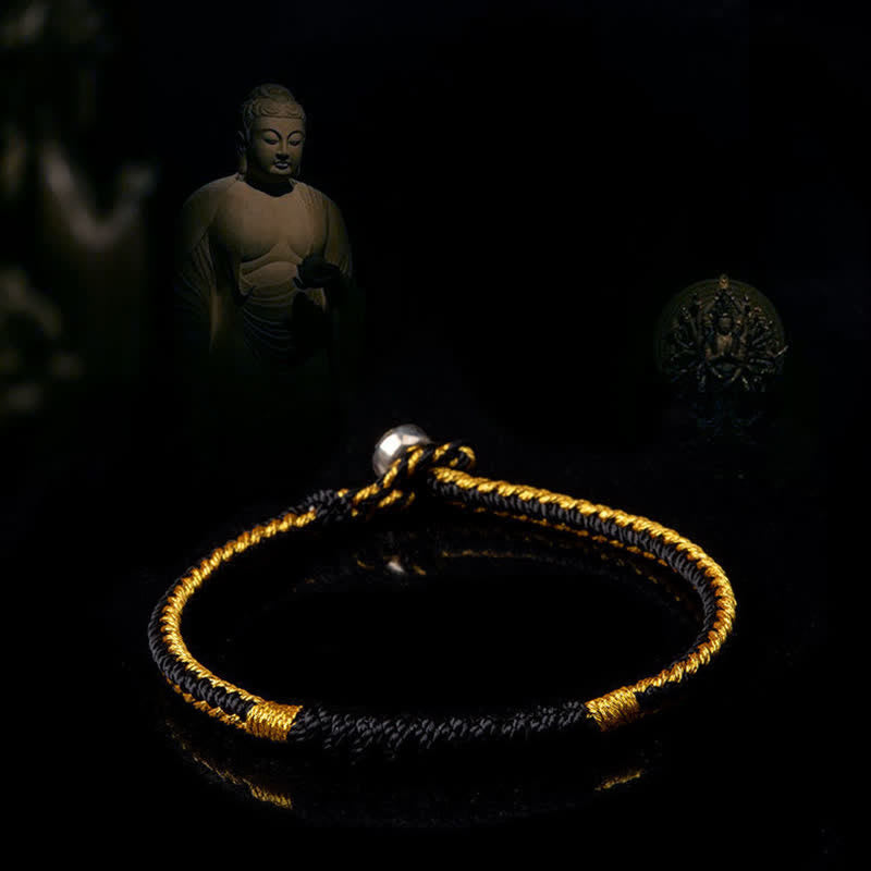 Unisex Tibetan Red String Protection Bracelet 14-19cm