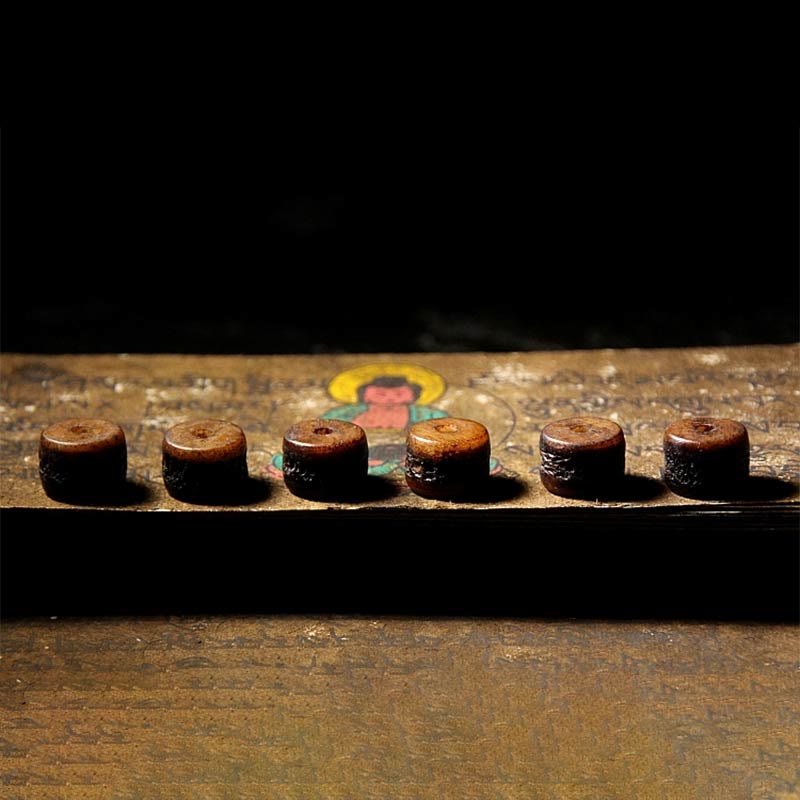 Unisex Yak Bone Dzi Bead Turquoise Protection Bracelet