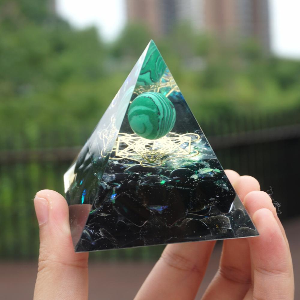 Universe Of Opportunity Orgone Pyramid Crystal Decor