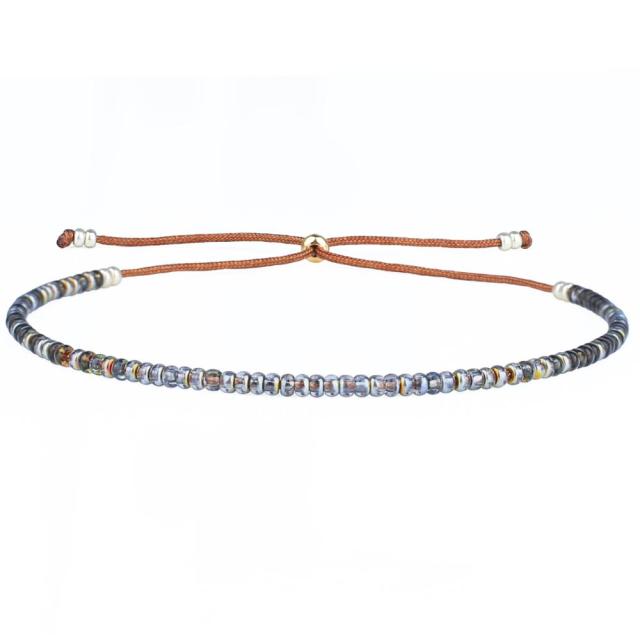 Vibrant Neon Ombre Miyuki Seed Bead Bracelet