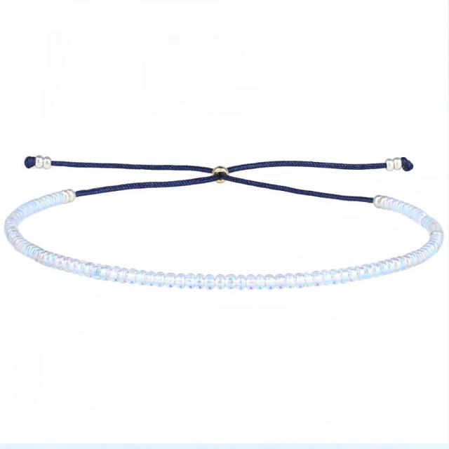 Vibrant Neon Ombre Miyuki Seed Bead Bracelet