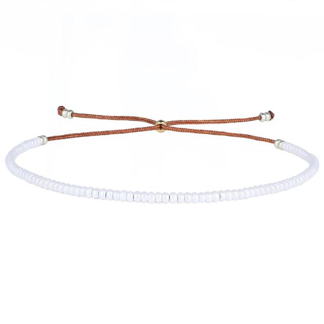 Vibrant Neon Ombre Miyuki Seed Bead Bracelet