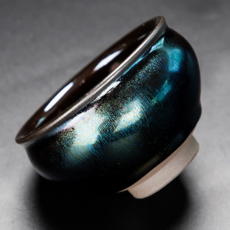 Vintage Ceramic Teacup 100ml Handmade Tableware