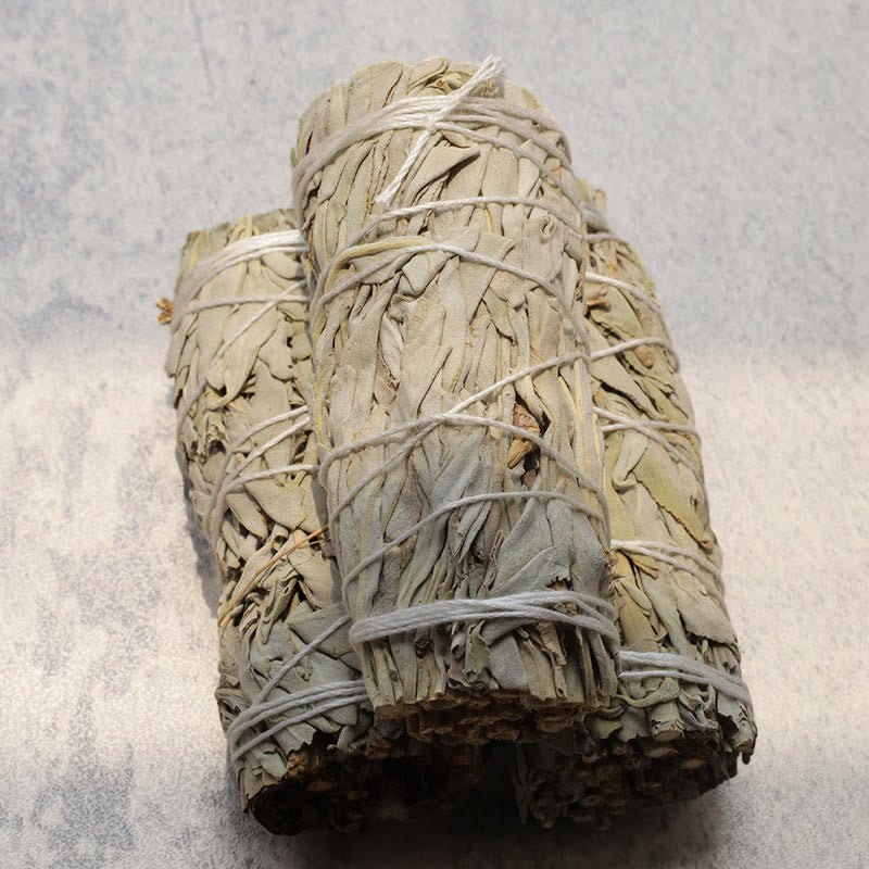 White Sage Smudge Stick for Home Cleansing & Meditation Rituals