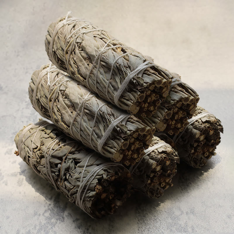 White Sage Smudge Stick for Home Cleansing & Meditation Rituals