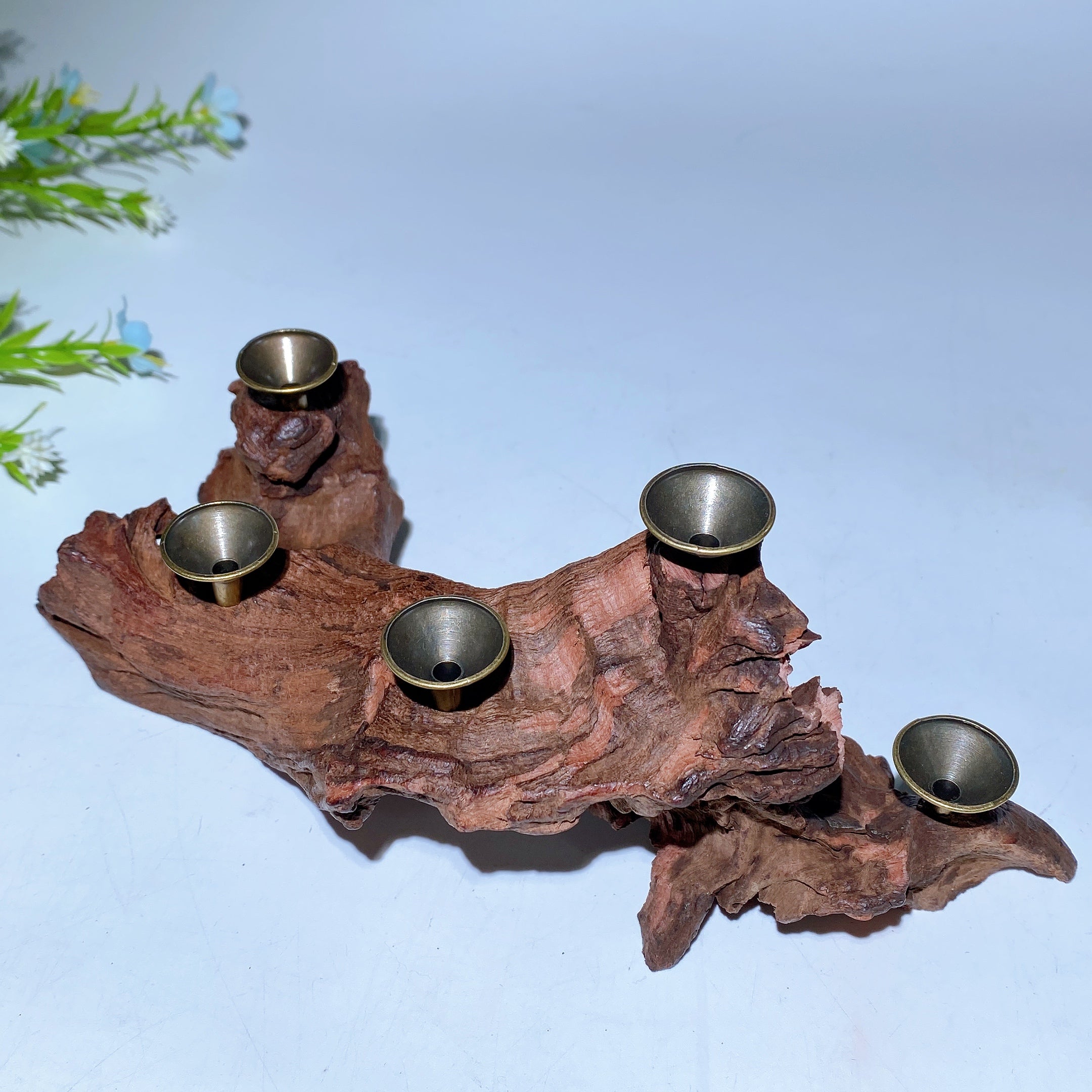 Wooden Branch Crystal Stand 15-25cm for Sphere Display