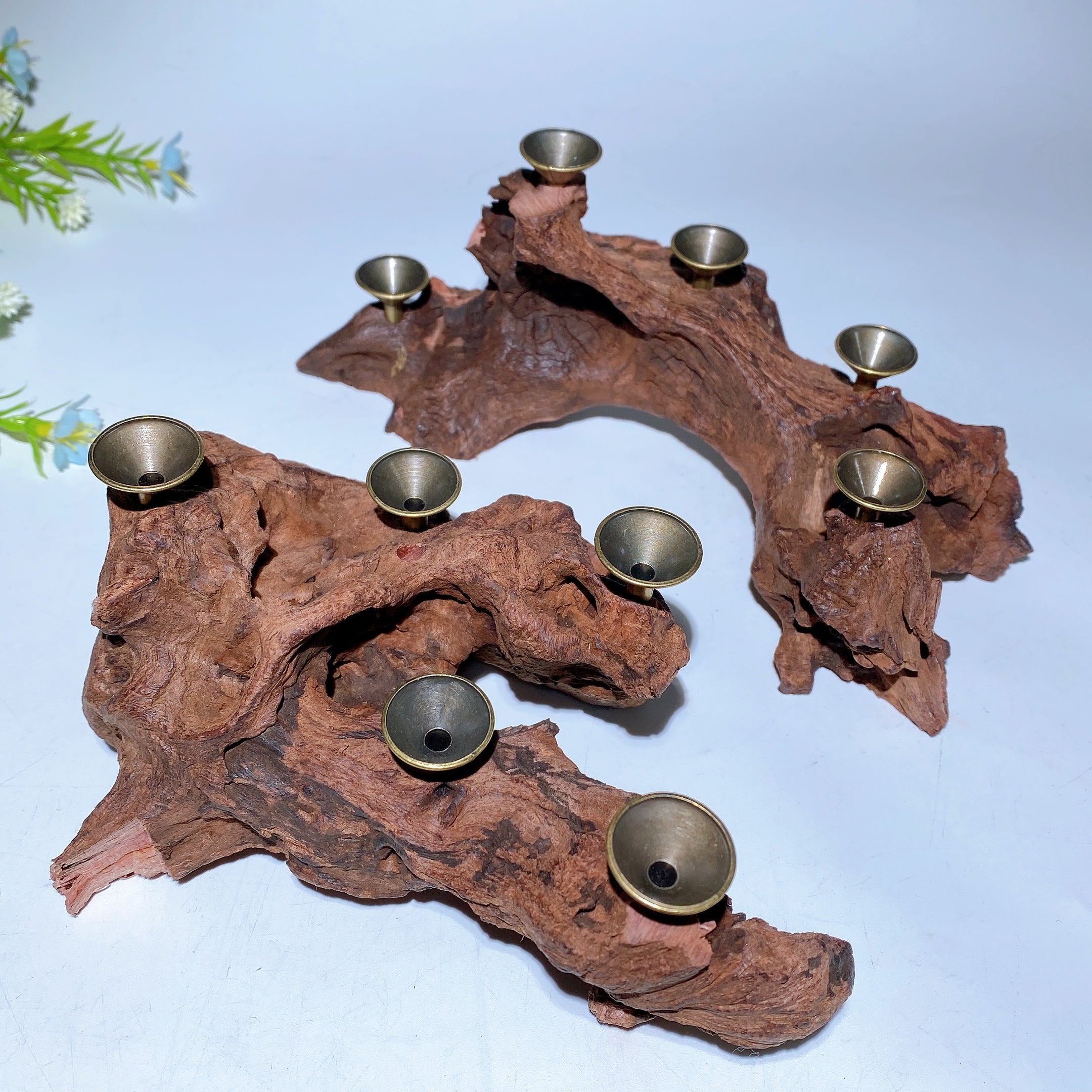 Wooden Branch Crystal Stand 15-25cm for Sphere Display