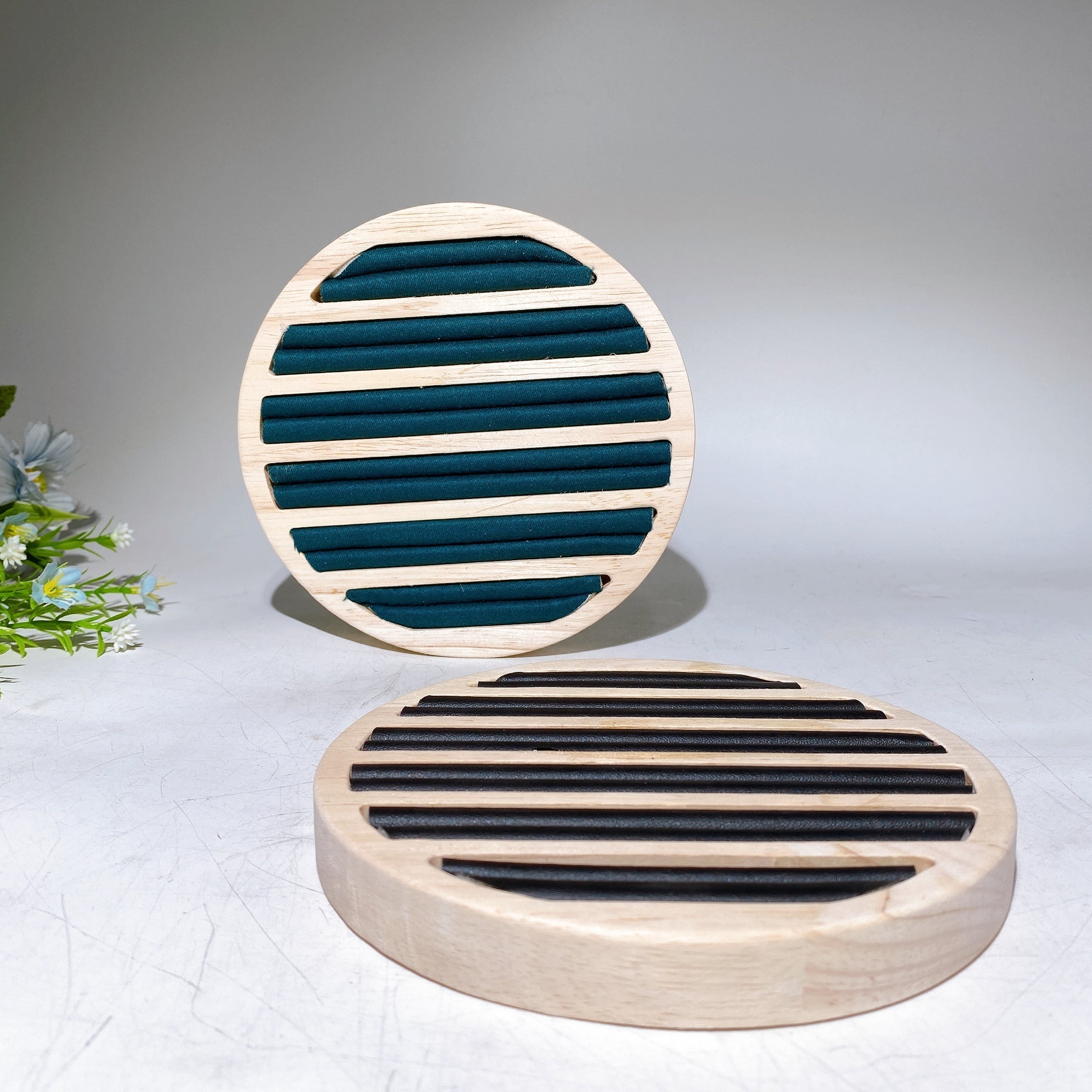 Wooden Ring Stand 15cm for Crystal Healing Rings