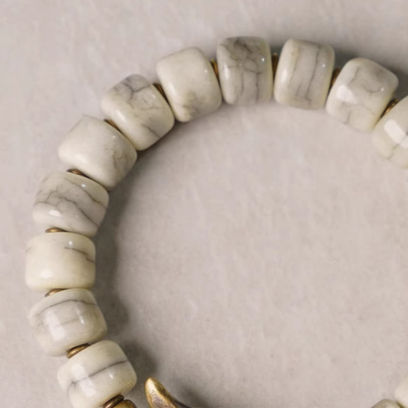 Yak Bone Copper Balance Bracelet for Spiritual Protection