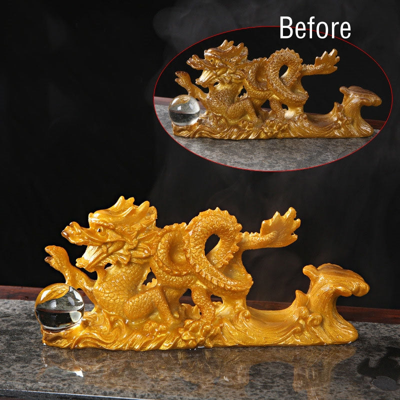 Year of the Dragon Resin Figurine | Spiritual Luck Statue