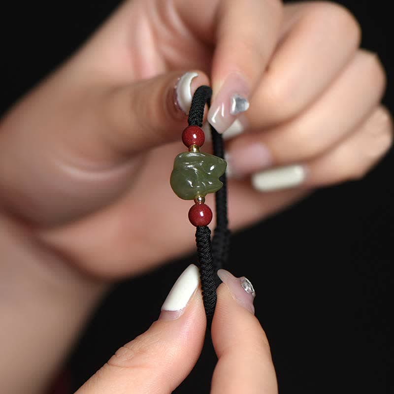 Year of the Rabbit Hetian Jade Abundance Bracelet
